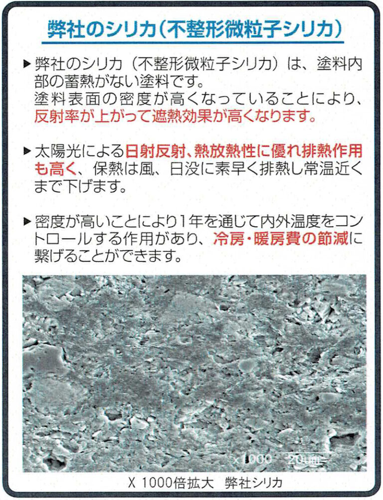 弊社の遮熱塗料